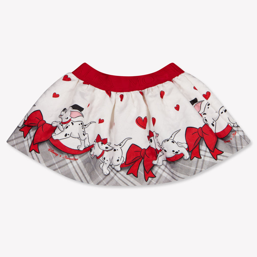 MonnaLisa Baby Girls Skirt in Red