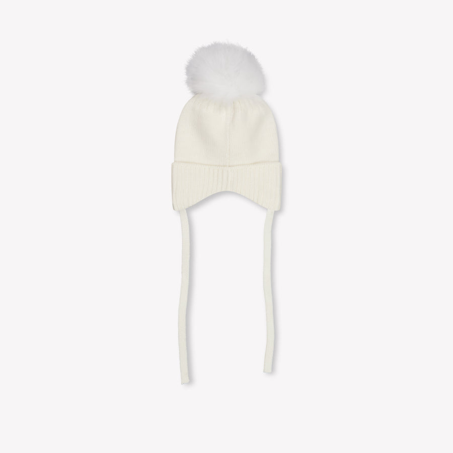 MonnaLisa Baby Girls Hat In OffWhite