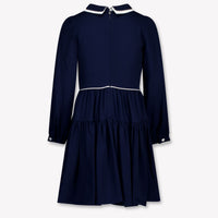 MonnaLisa Kids Girls Dress In Navy