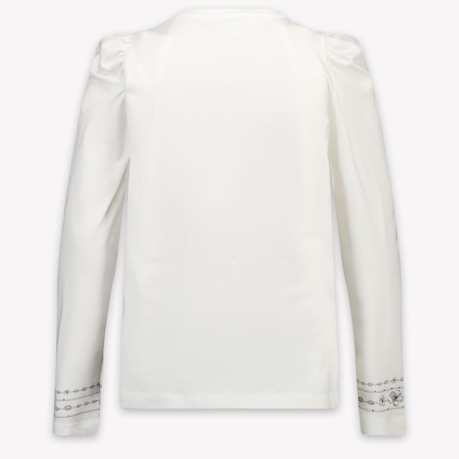 MonnaLisa Kids Girls T-Shirt In OffWhite