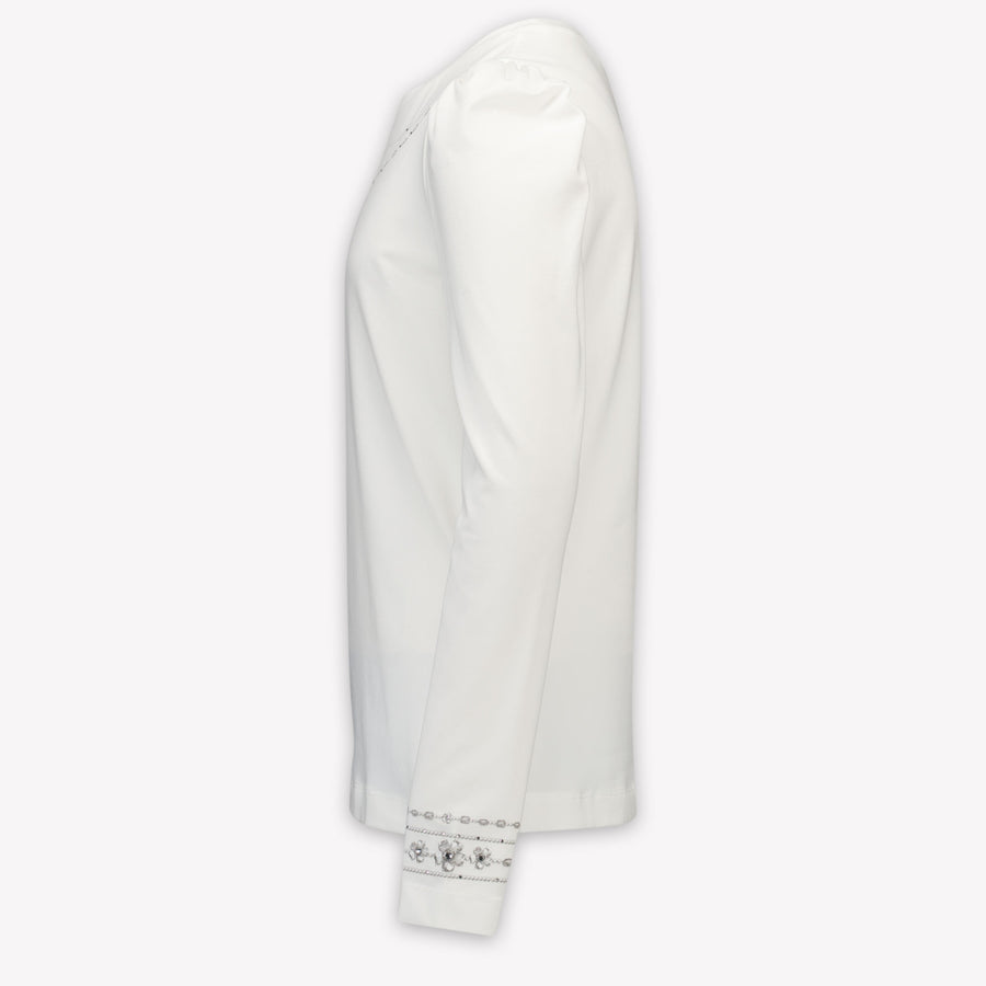 MonnaLisa Kids Girls T-Shirt In OffWhite