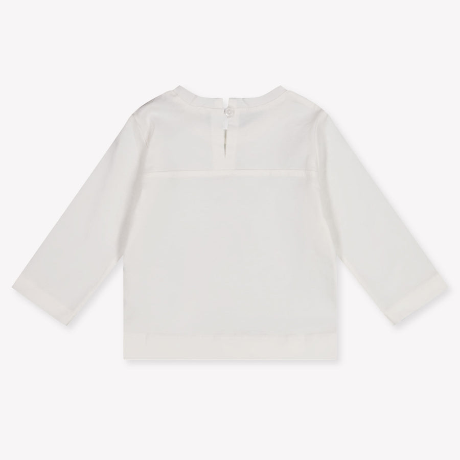 MonnaLisa Baby Girls T-Shirt In OffWhite