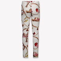 MonnaLisa Kids Girls Leggings In OffWhite