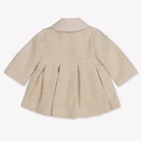 MonnaLisa Baby Meisjes Winterjas In Licht Beige