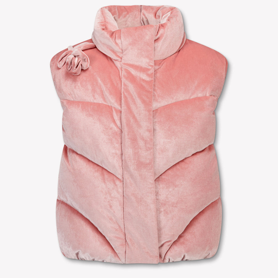 MonnaLisa Kinder Meisjes Bodywarmer In Licht Roze