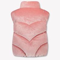 MonnaLisa Kinder Meisjes Bodywarmer In Licht Roze