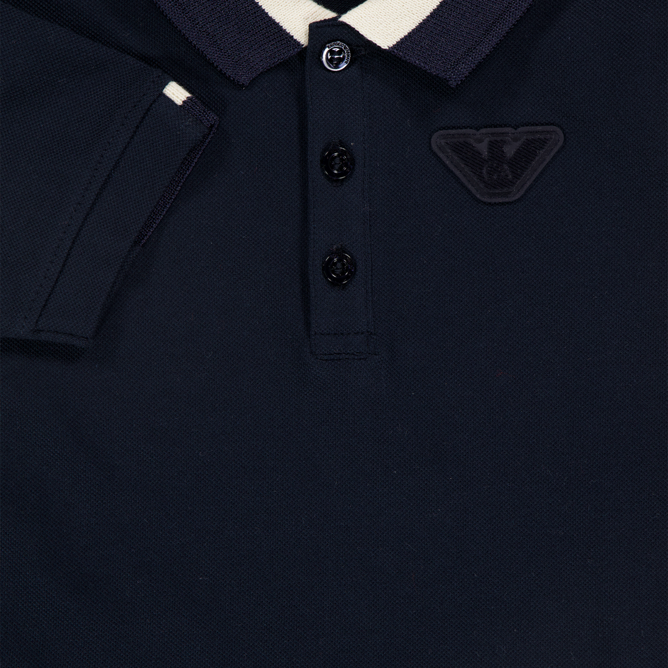 Armani Baby Boys Polo In Navy