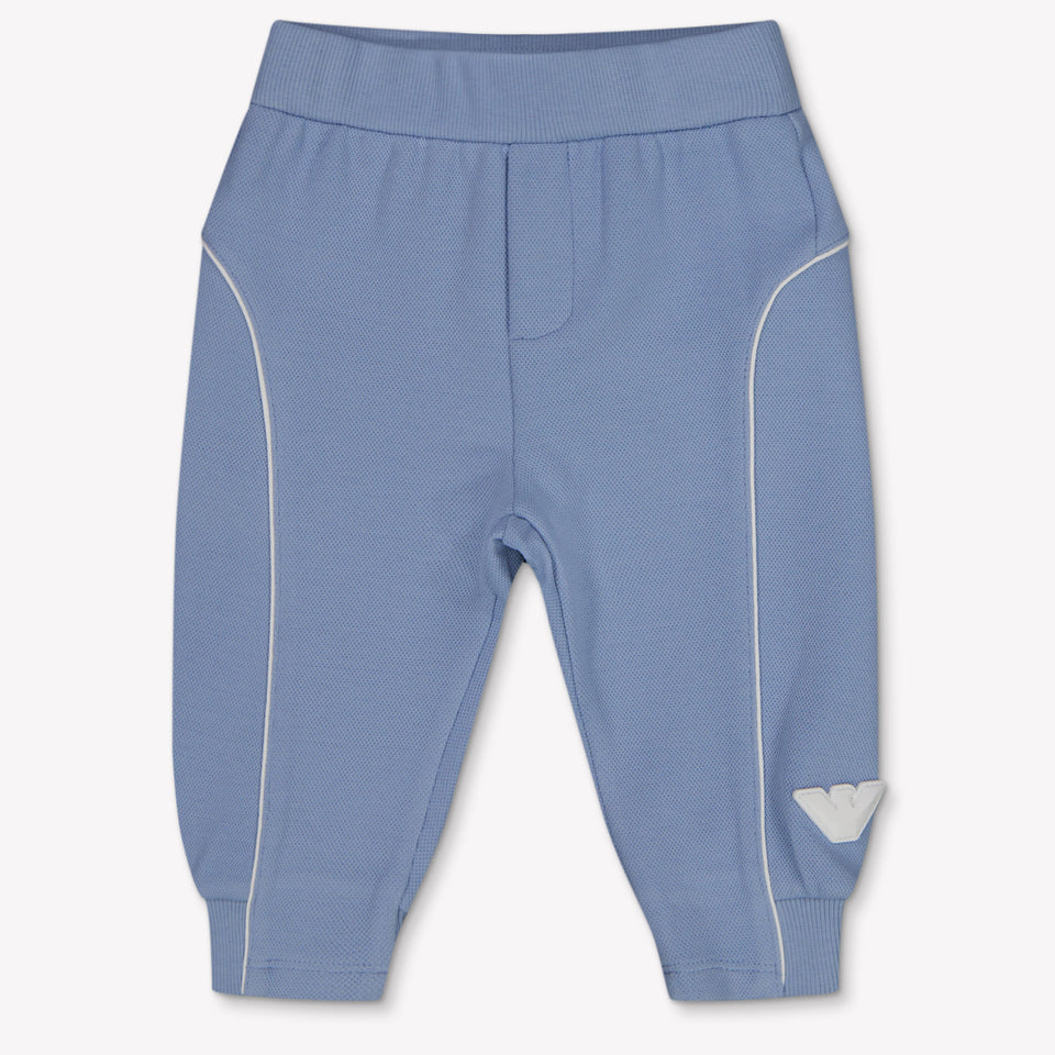 Armani Baby Boys Pants In Light Blue