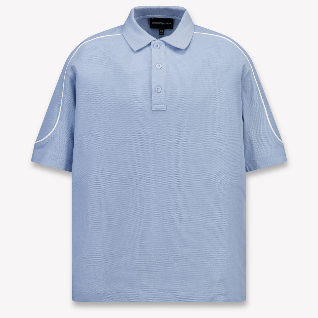 Armani Kids Boys Polo In Light Blue