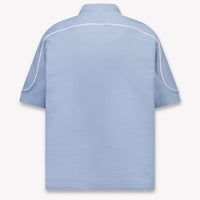 Armani Kids Boys Polo In Light Blue