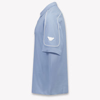 Armani Kids Boys Polo In Light Blue