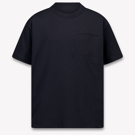 Armani Kinder Jongens T-Shirt In Navy