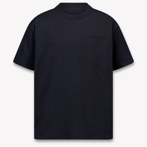 Armani Kids Boys T-Shirt In Navy