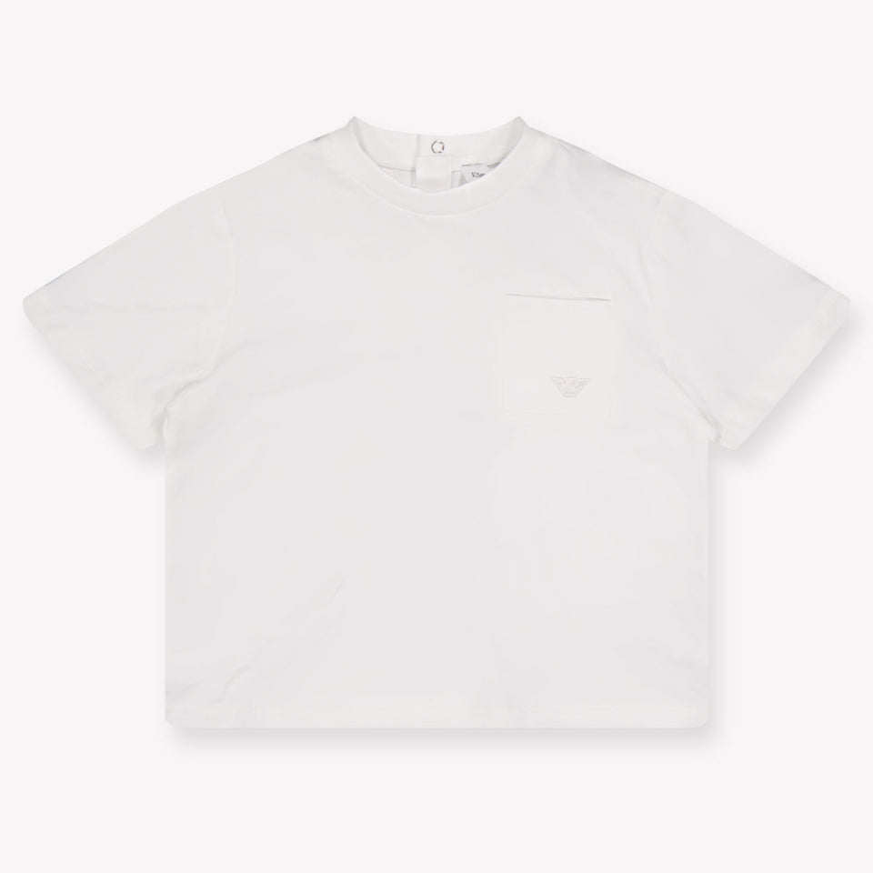 Armani Baby Boys T-Shirt In White