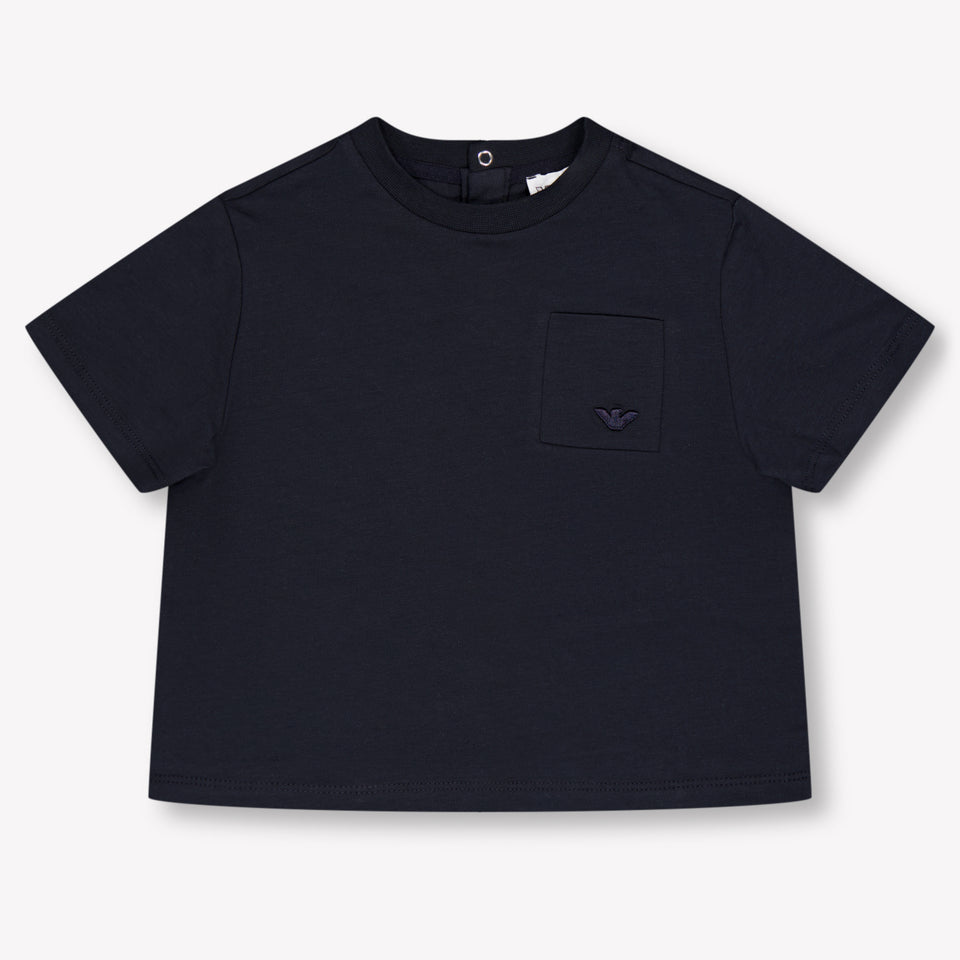 Armani Baby Boys T-Shirt In Navy