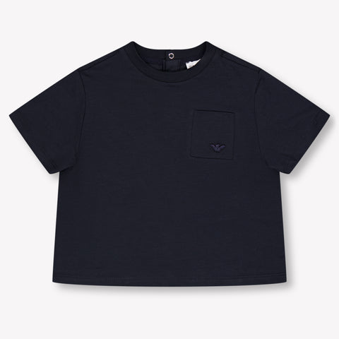 Armani Baby Boys T-Shirt In Navy