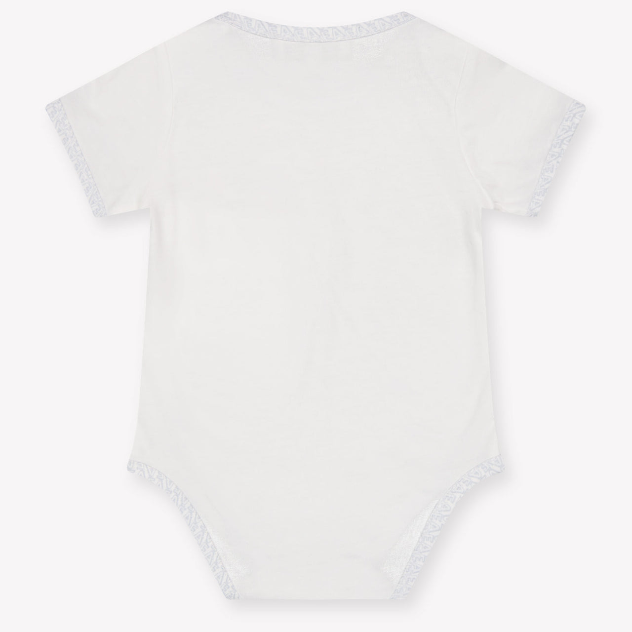 Armani Baby Boys Romper In Light Blue