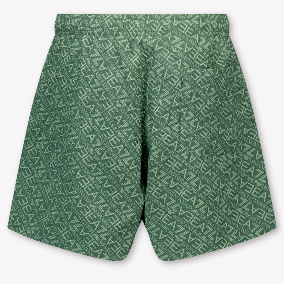 EA7 Kinder Jongens Zwemkleding In Army