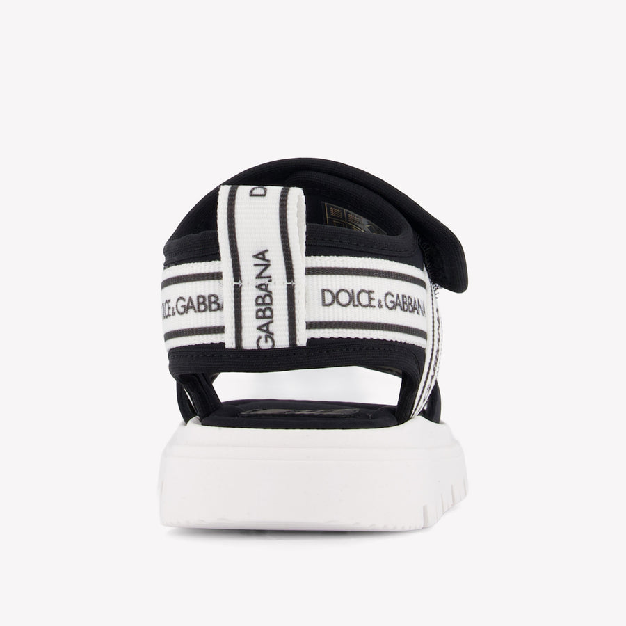 Dolce & Gabbana Unisex Sandals In Black