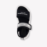 Dolce & Gabbana Unisex Sandals In Black