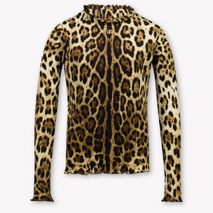 Dolce & Gabbana Kids Girls T-Shirt In Panther