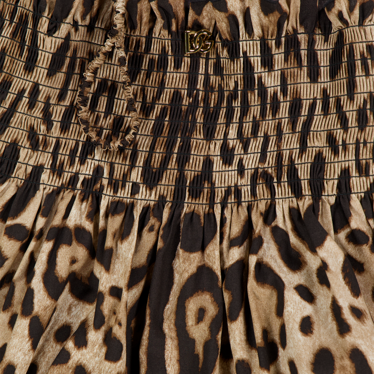 Dolce & Gabbana Kinder Meisjes Jurk In Panter
