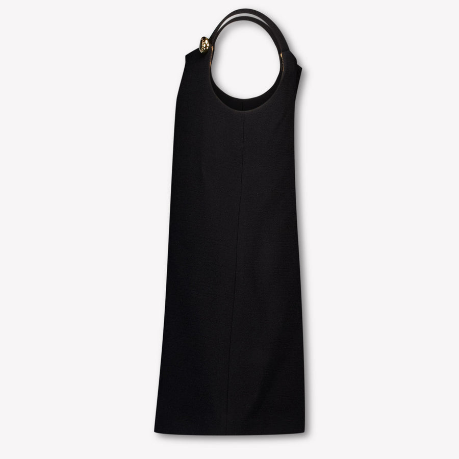 Dolce & Gabbana Kids Girls Dress In Black