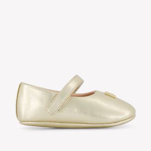 Dolce & Gabbana Baby Girls Shoes In Gold