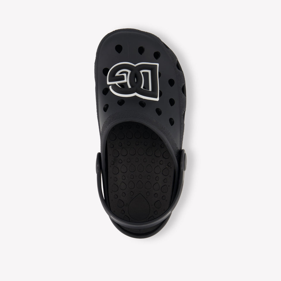 Dolce & Gabbana Unisex Sandals In Black