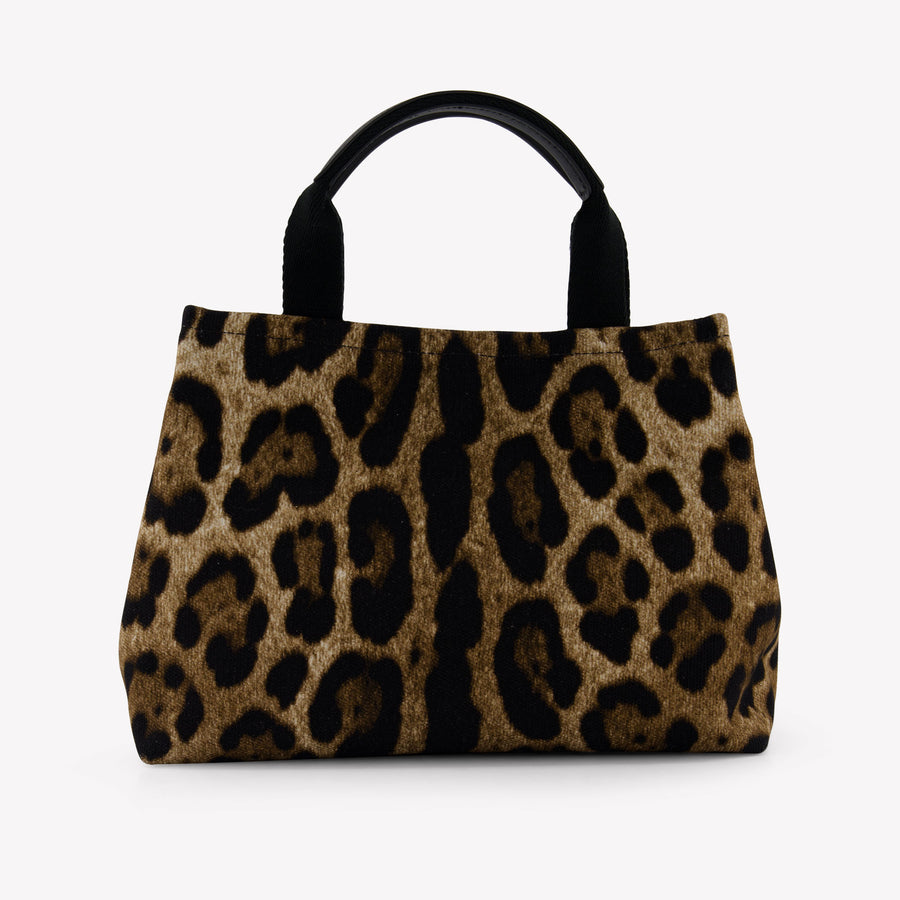 Dolce & Gabbana Kinder Meisjes Tas In Panter