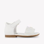 Dolce & Gabbana Girls Sandals In White