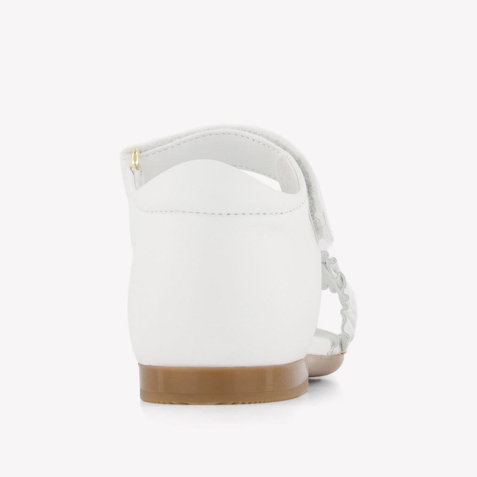 Dolce & Gabbana Girls Sandals In White