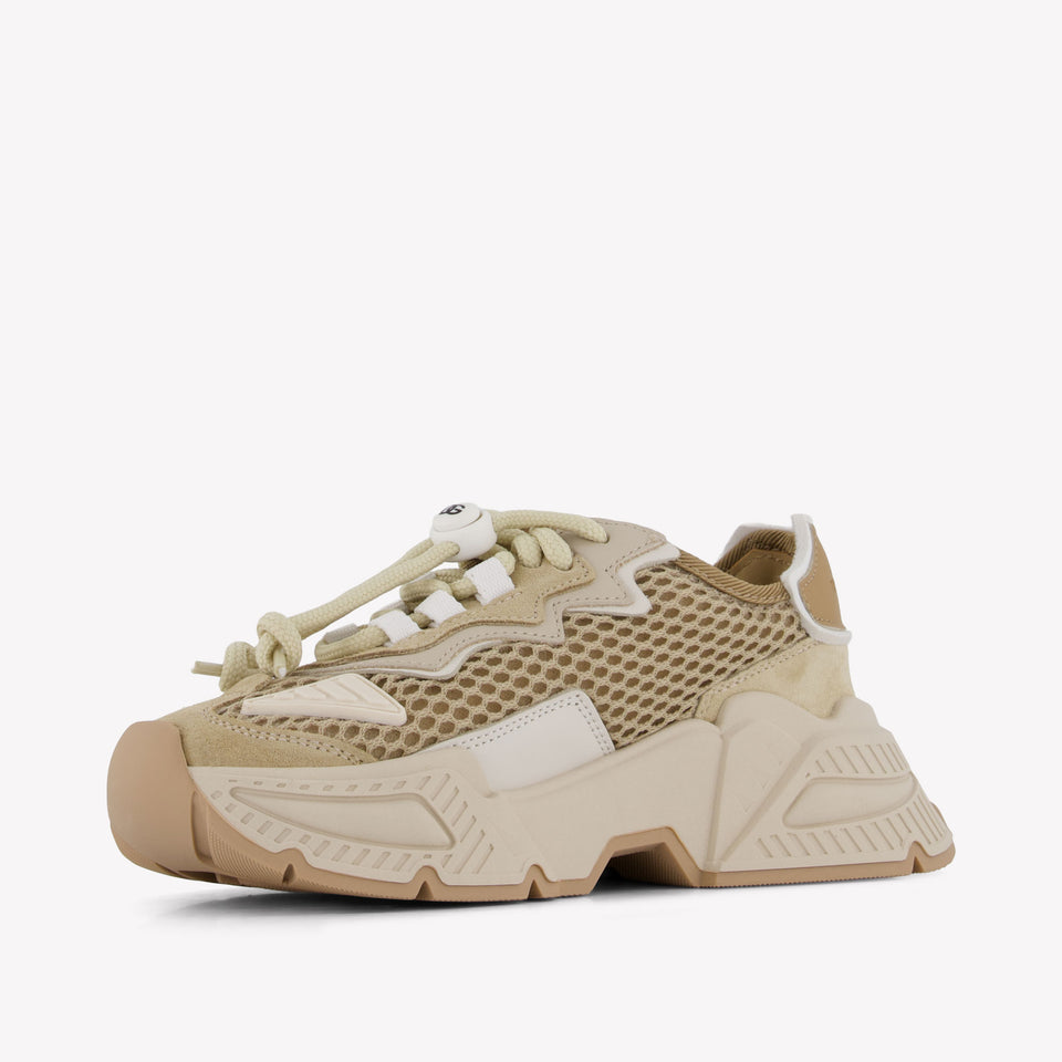 Dolce & Gabbana Unisex Sneakers In Beige