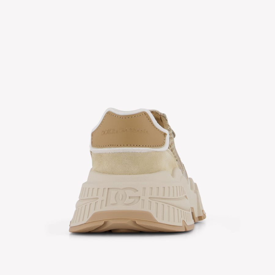 Dolce & Gabbana Unisex Sneakers In Beige