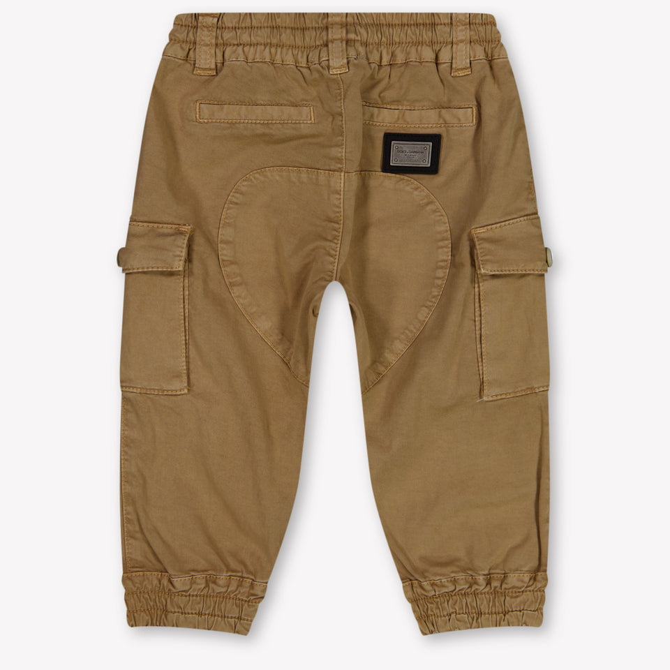 Dolce & Gabbana Baby Boys Pants In Beige