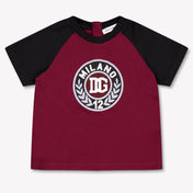 Dolce & Gabbana Baby Boys T-Shirt In Bordeaux