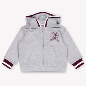 Dolce & Gabbana Baby Boys Cardigan In Gray