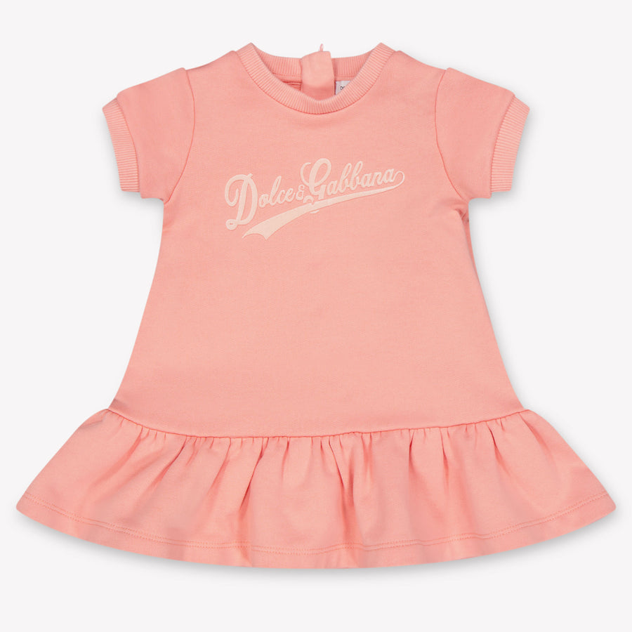 Dolce & Gabbana Baby Girls Dress In Light Pink