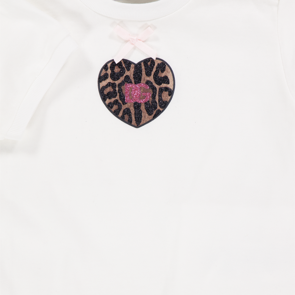 Dolce & Gabbana Baby Girls T-Shirt In White