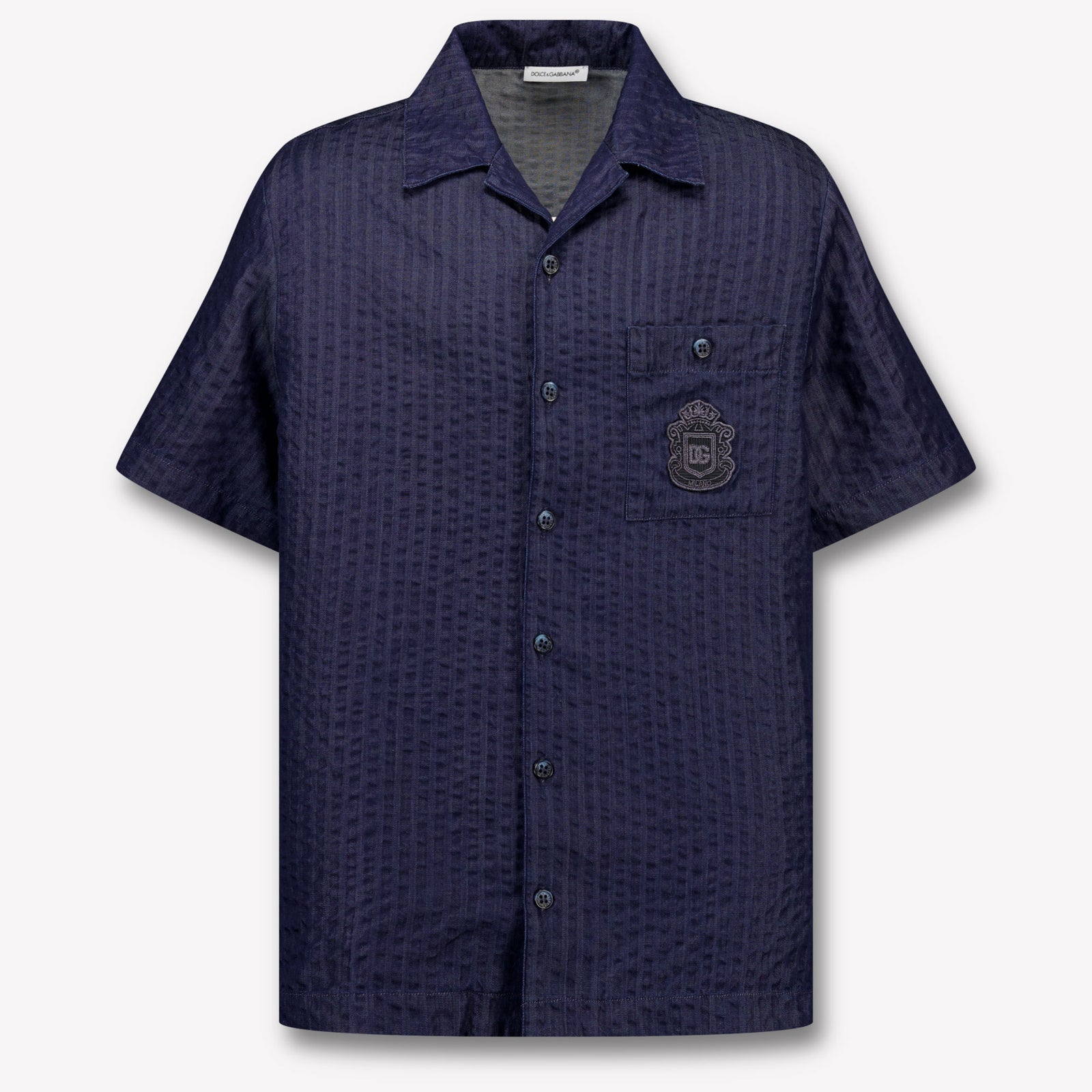 Dolce & Gabbana Kids Boys Blouse In Dark Blue