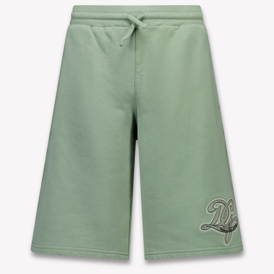Dolce & Gabbana Kids Boys Shorts In Light Green