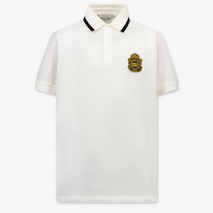 Dolce & Gabbana Kids Boys Polo In White