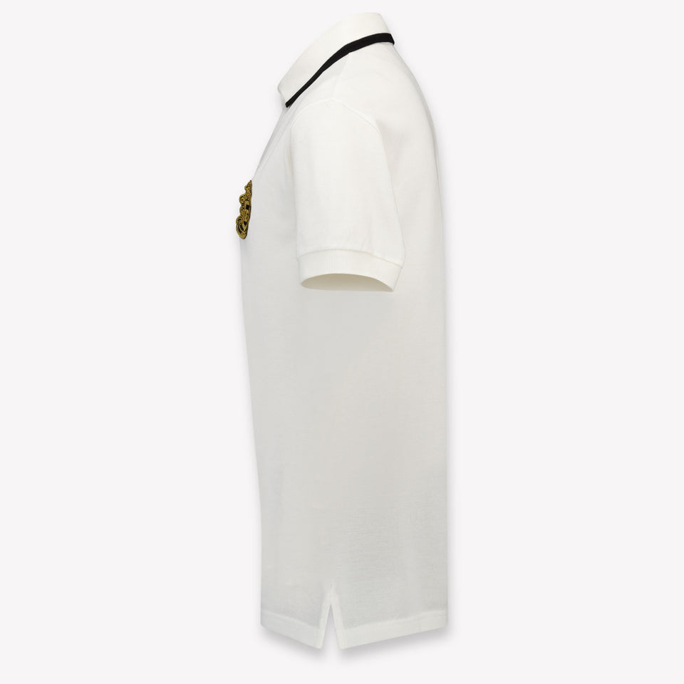 Dolce & Gabbana Kinder Jongens Polo In Wit
