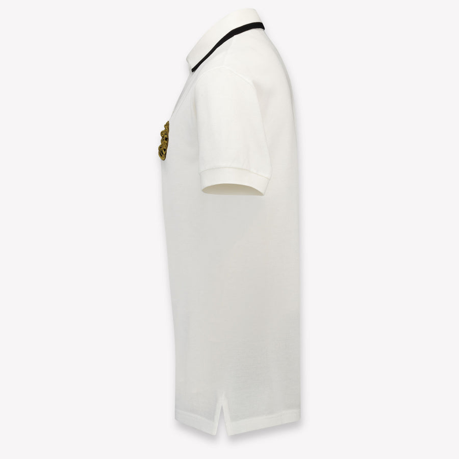 Dolce & Gabbana Kids Boys Polo In White