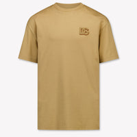 Dolce & Gabbana Kids Boys T-Shirt In Beige