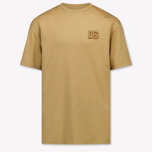 Dolce & Gabbana Kids Boys T-Shirt In Beige