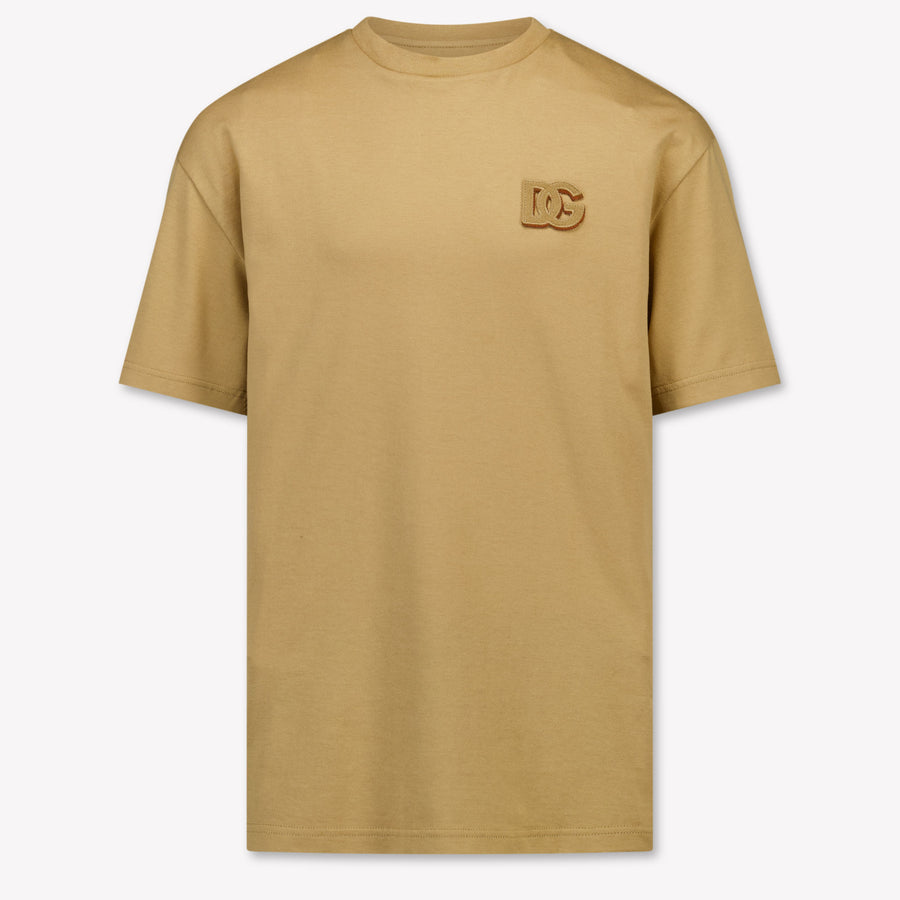 Dolce & Gabbana Kids Boys T-Shirt In Beige