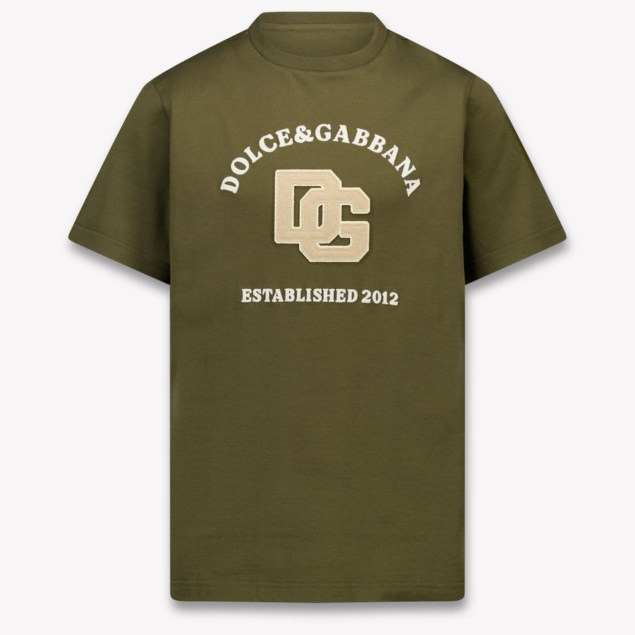 Dolce & Gabbana Kids Boys T-Shirt In Brown