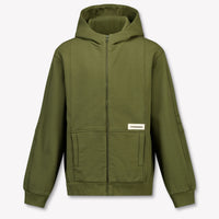 Dolce & Gabbana Kids Boys Cardigan In Army