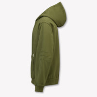 Dolce & Gabbana Kids Boys Cardigan In Army